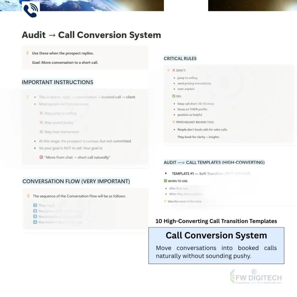Audit-Call Conversion System