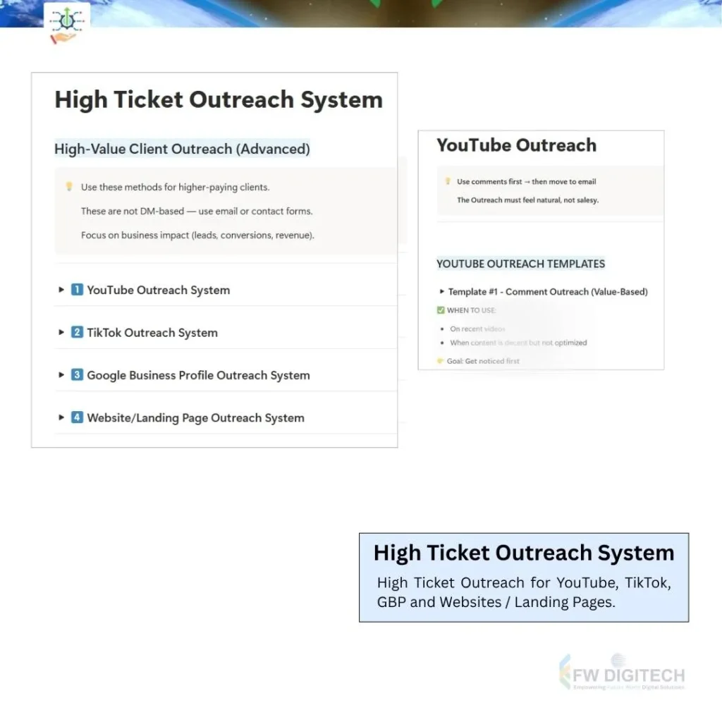 High Ticket Outreach System