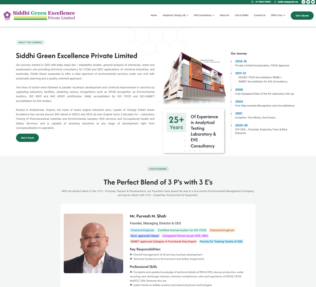 About Page-Siddhi Green
