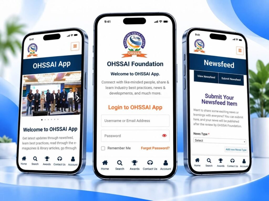 OHSSAI App Smartphone Showcase